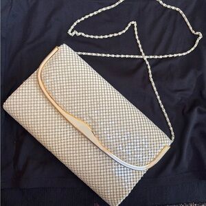 Vintage Mesh Crème Bag